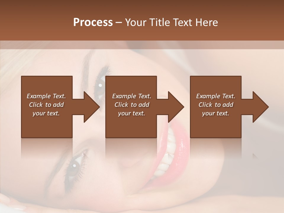 Sexy Happiness Blonde PowerPoint Template