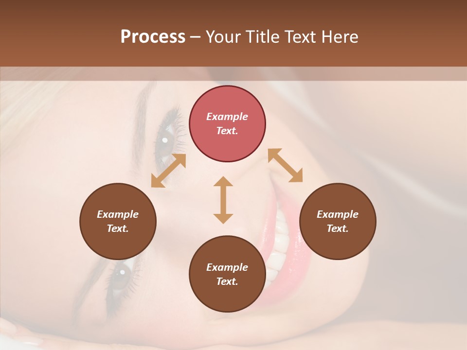 Sexy Happiness Blonde PowerPoint Template