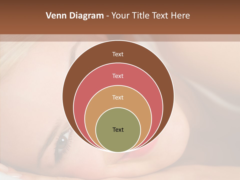 Sexy Happiness Blonde PowerPoint Template