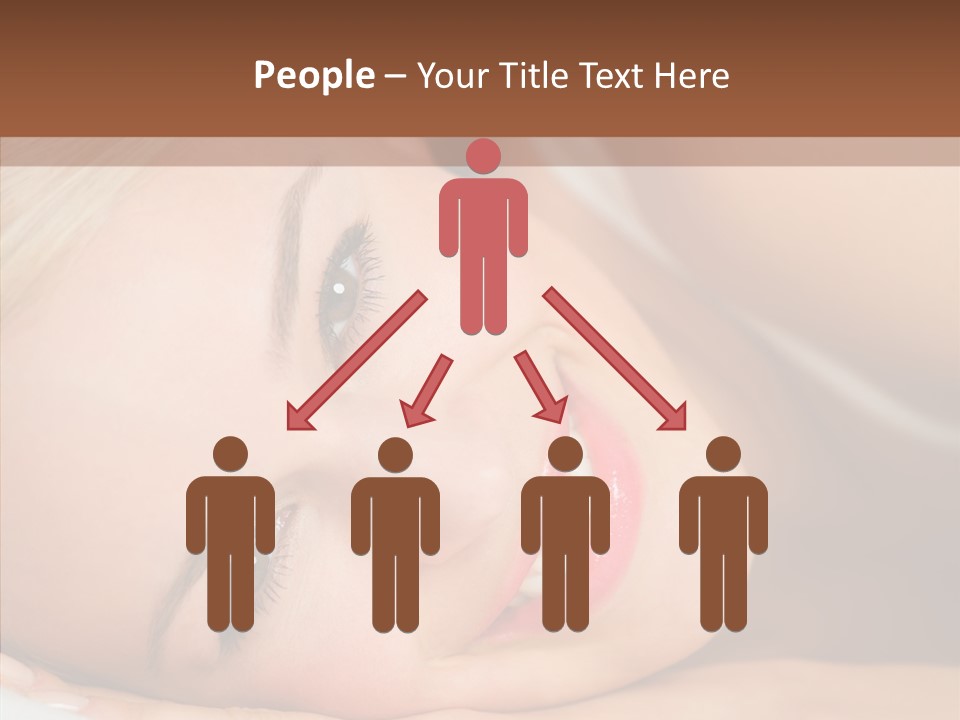 Sexy Happiness Blonde PowerPoint Template