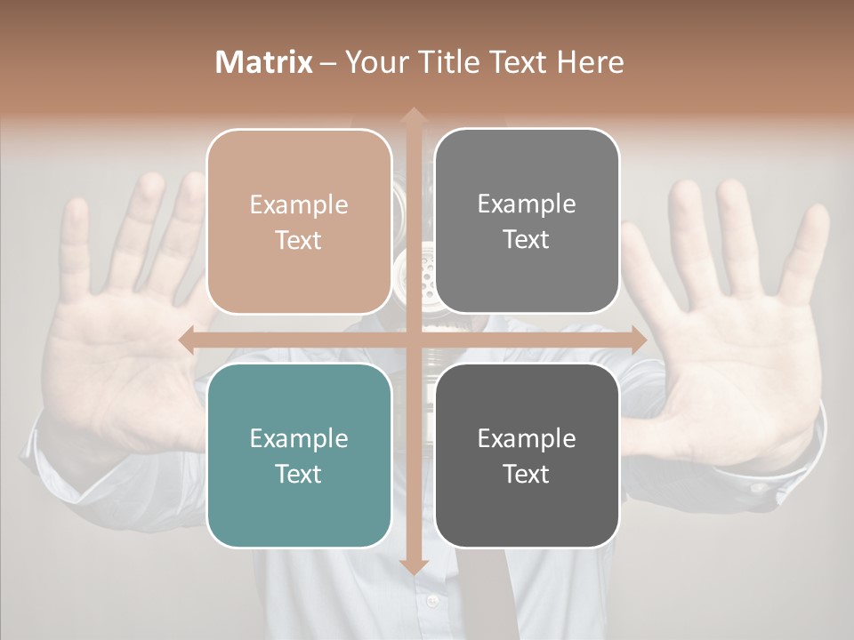 Nuclear Business Portrait PowerPoint Template