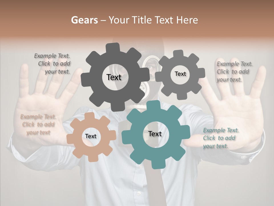 Nuclear Business Portrait PowerPoint Template