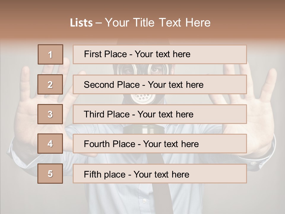 Nuclear Business Portrait PowerPoint Template