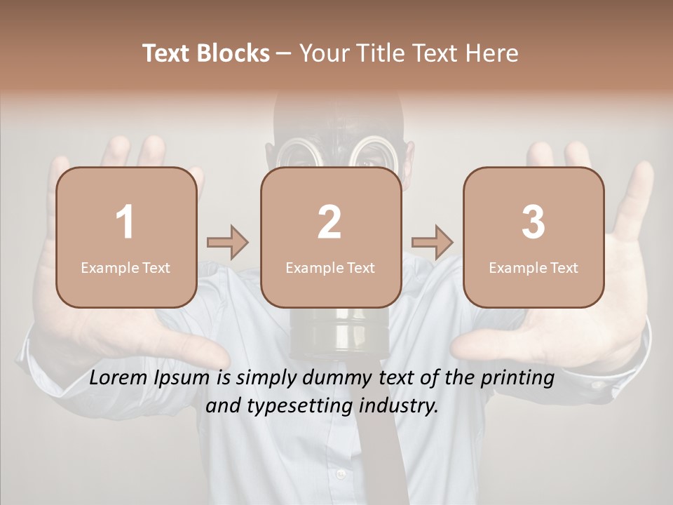 Nuclear Business Portrait PowerPoint Template