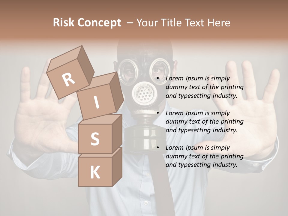 Nuclear Business Portrait PowerPoint Template