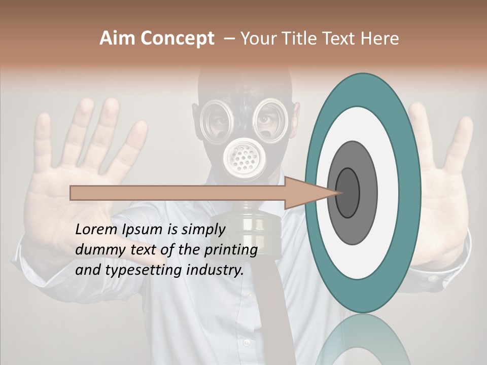 Nuclear Business Portrait PowerPoint Template