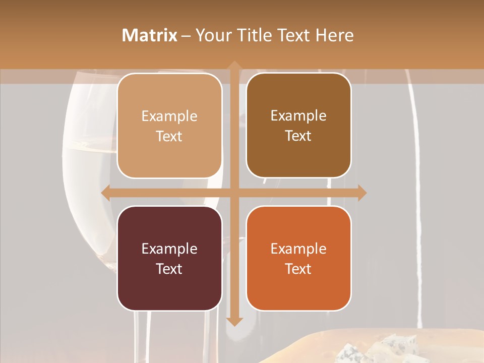 Reflection Black Drink PowerPoint Template