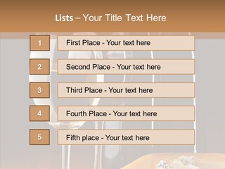 Reflection Black Drink PowerPoint Template