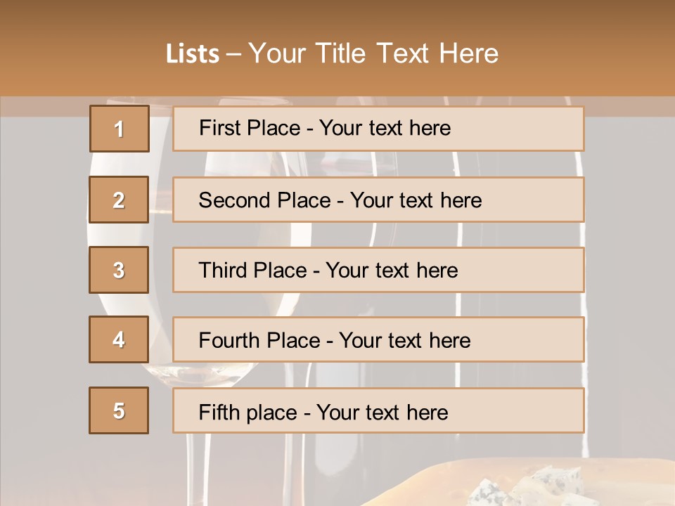 Reflection Black Drink PowerPoint Template