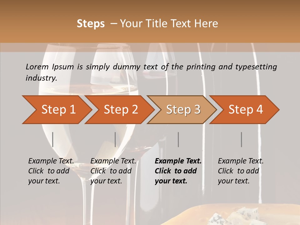 Reflection Black Drink PowerPoint Template