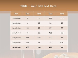 Reflection Black Drink PowerPoint Template