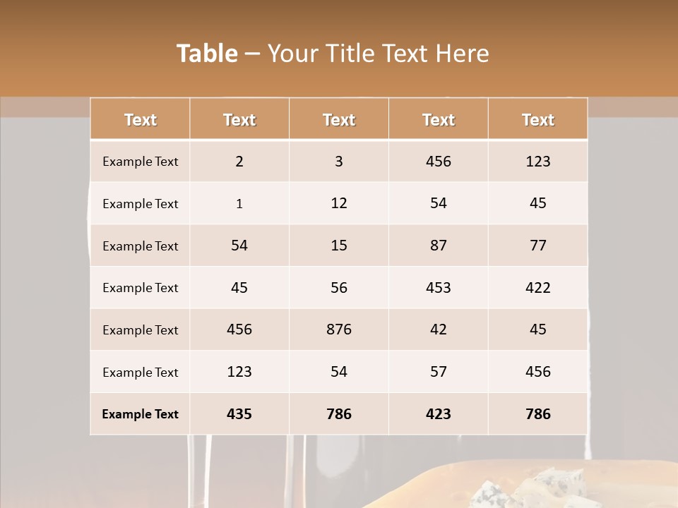 Reflection Black Drink PowerPoint Template