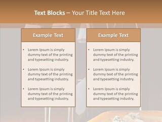Reflection Black Drink PowerPoint Template