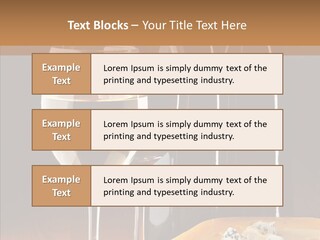 Reflection Black Drink PowerPoint Template