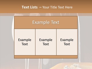 Reflection Black Drink PowerPoint Template