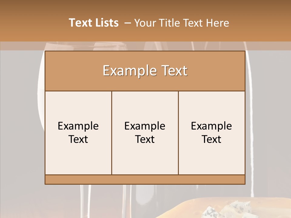 Reflection Black Drink PowerPoint Template