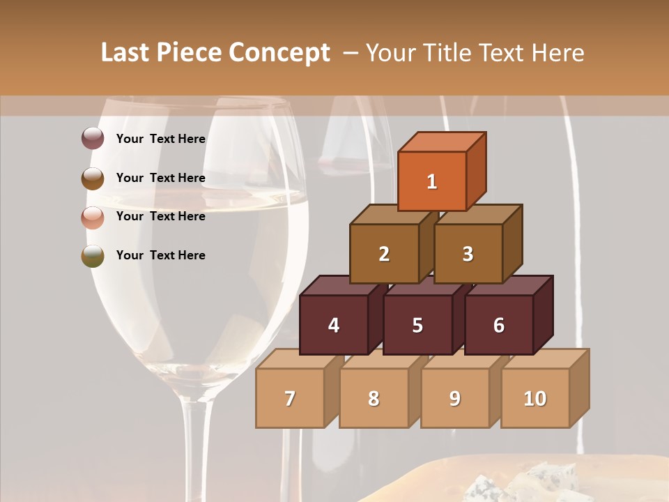 Reflection Black Drink PowerPoint Template