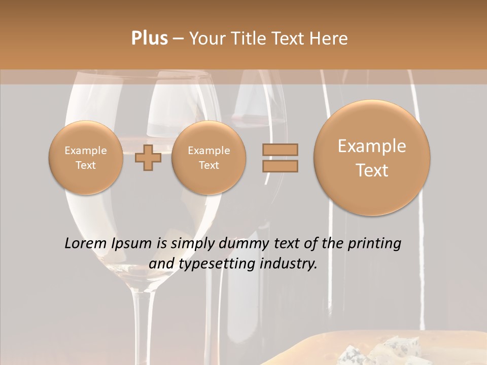 Reflection Black Drink PowerPoint Template