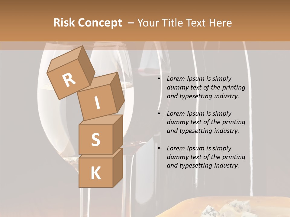 Reflection Black Drink PowerPoint Template