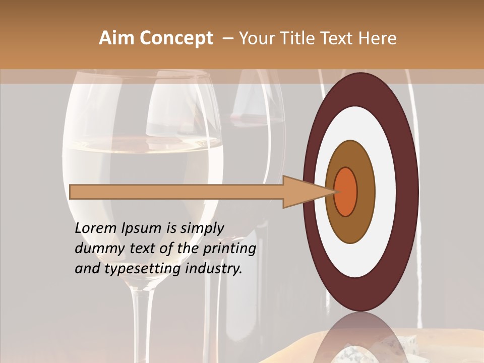 Reflection Black Drink PowerPoint Template