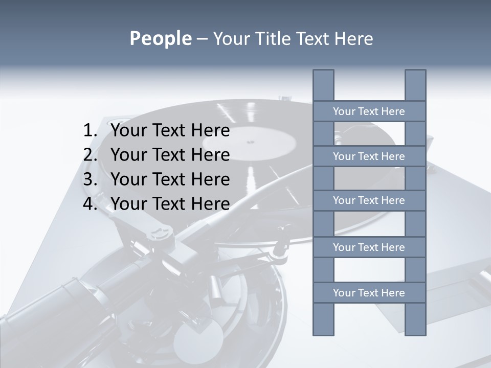 Human Boardroom Team PowerPoint Template