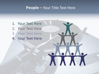 Human Boardroom Team PowerPoint Template