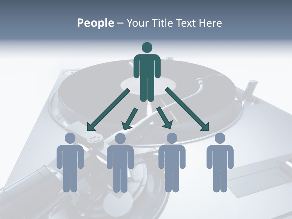 Human Boardroom Team PowerPoint Template