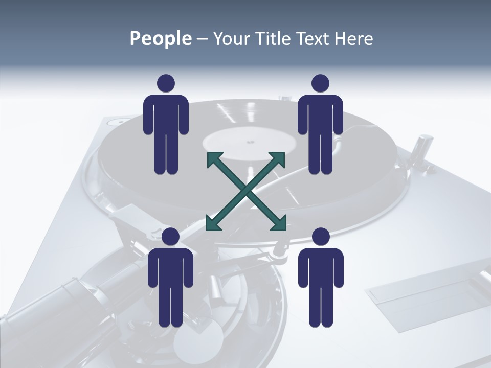 Human Boardroom Team PowerPoint Template