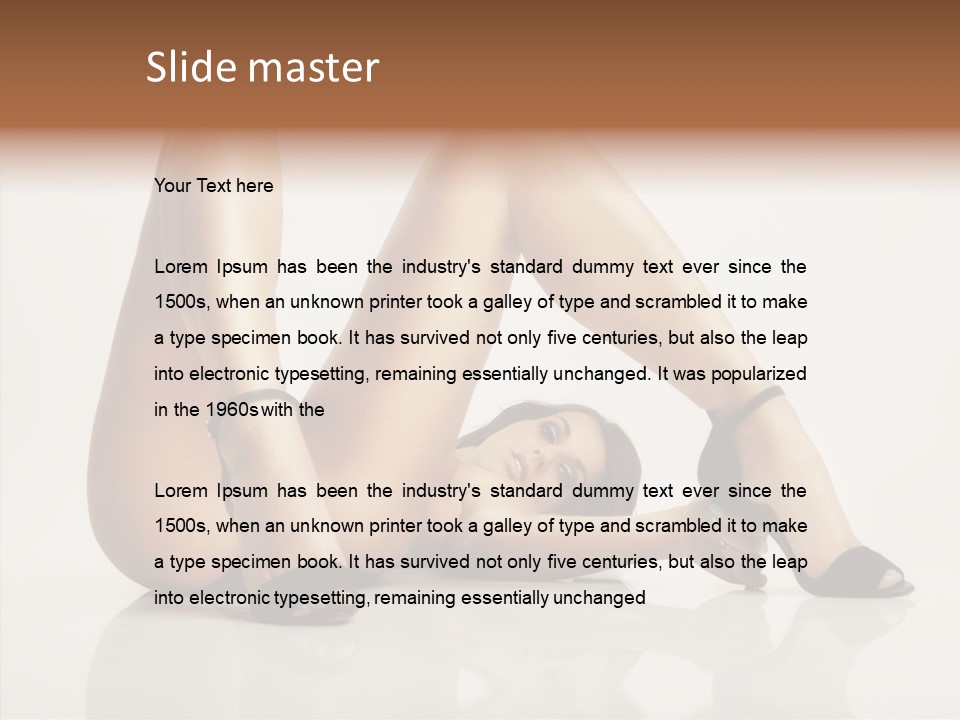 Color Looking Lovely PowerPoint Template