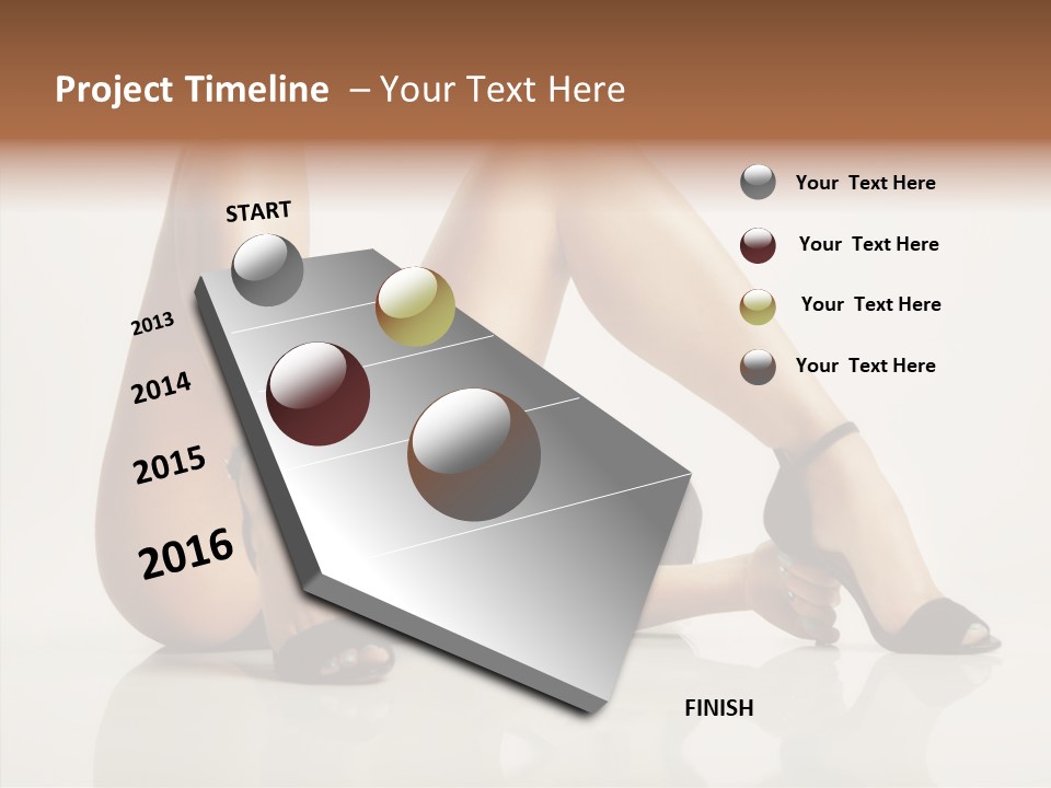 Color Looking Lovely PowerPoint Template