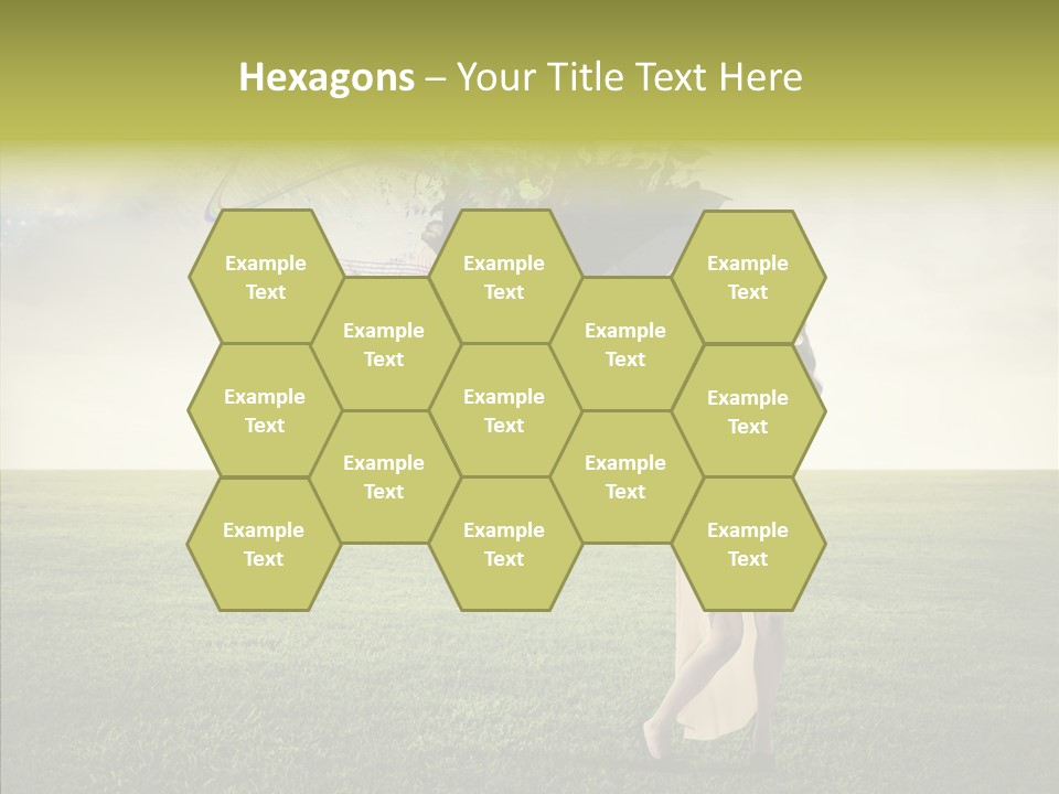 Cover Happy Woman PowerPoint Template