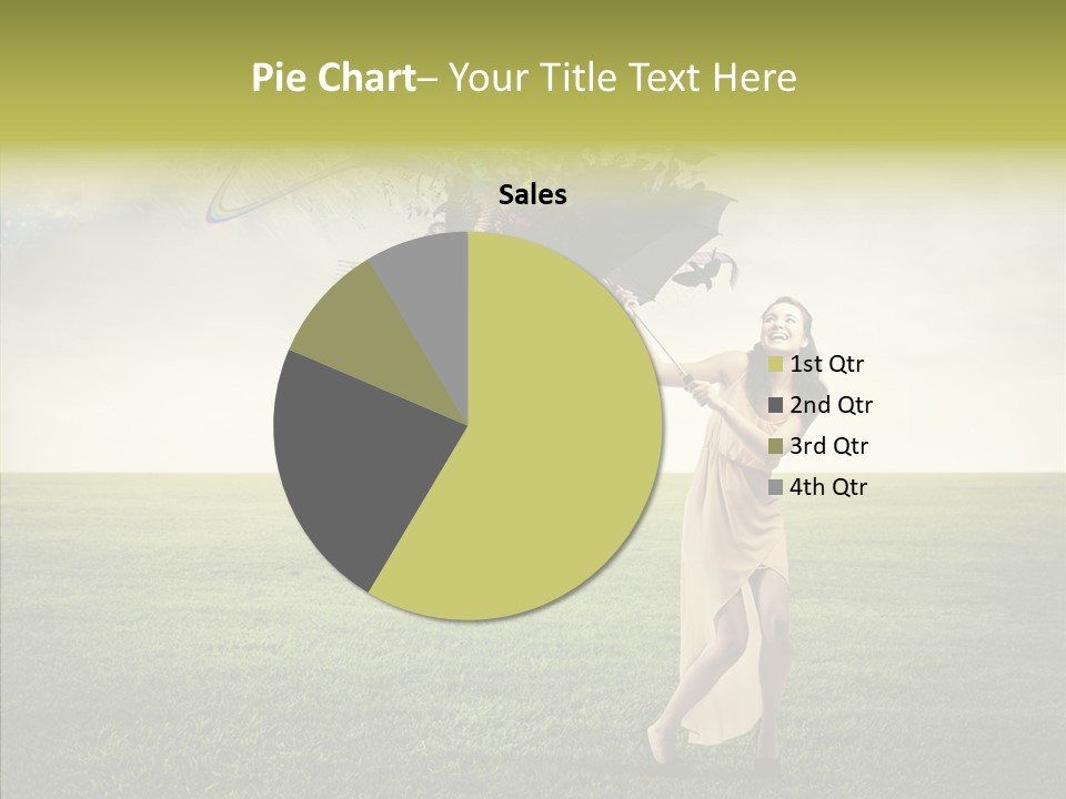 Cover Happy Woman PowerPoint Template