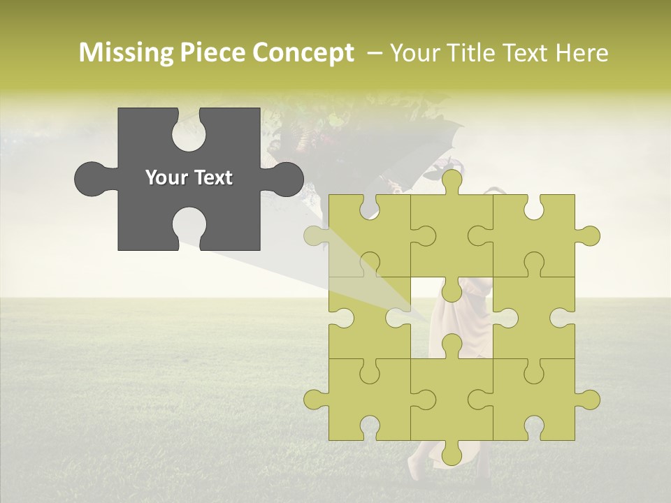 Cover Happy Woman PowerPoint Template