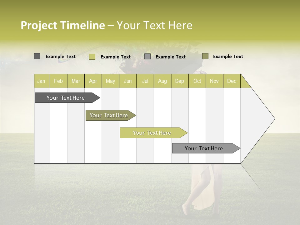 Cover Happy Woman PowerPoint Template