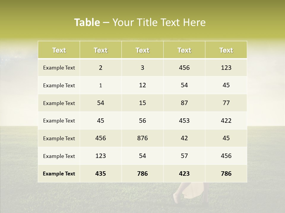 Cover Happy Woman PowerPoint Template