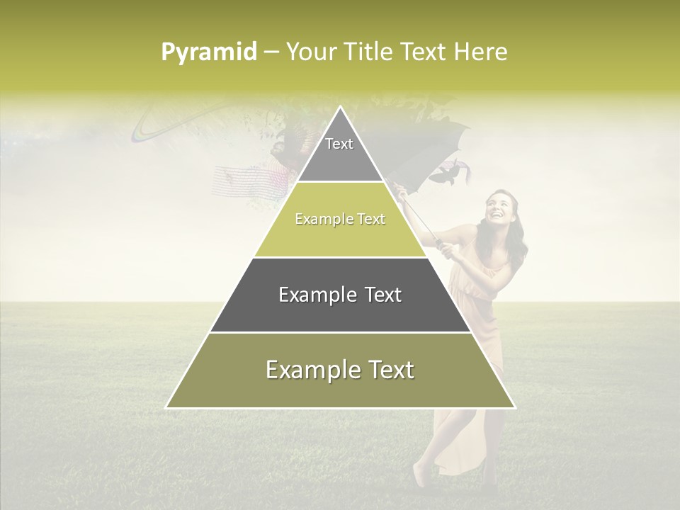 Cover Happy Woman PowerPoint Template