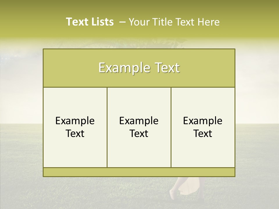 Cover Happy Woman PowerPoint Template