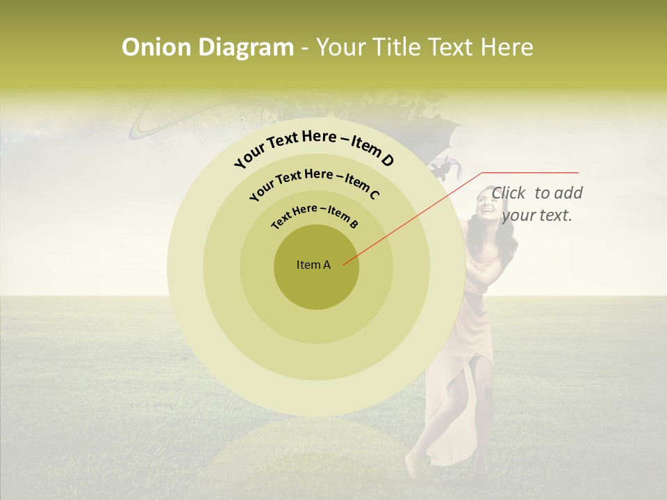 Cover Happy Woman PowerPoint Template