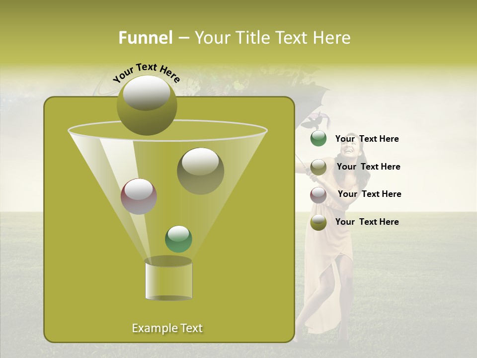 Cover Happy Woman PowerPoint Template