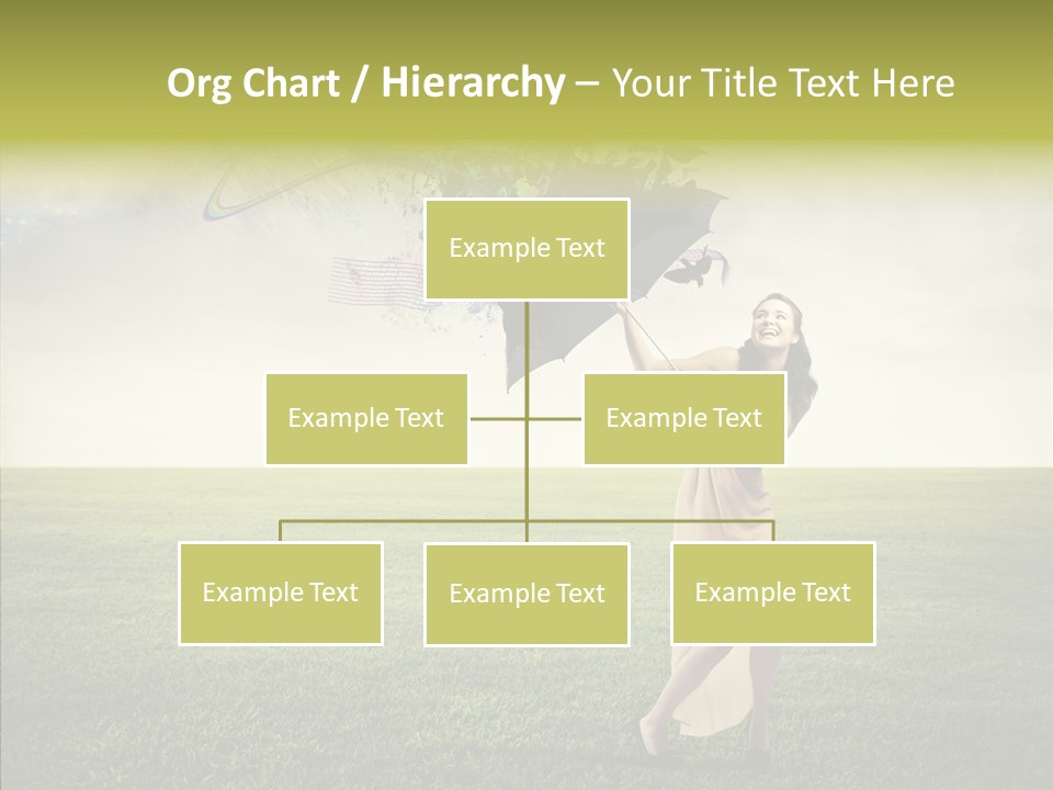 Cover Happy Woman PowerPoint Template