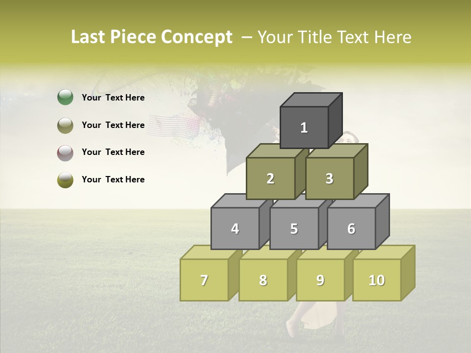 Cover Happy Woman PowerPoint Template