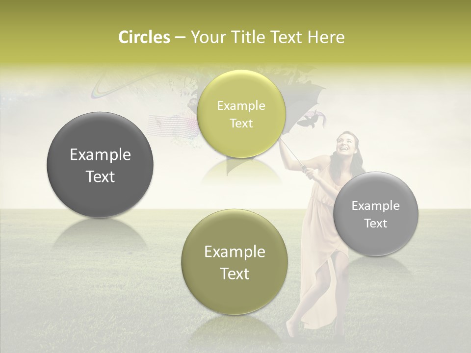 Cover Happy Woman PowerPoint Template