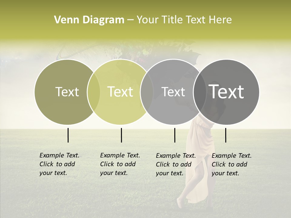 Cover Happy Woman PowerPoint Template