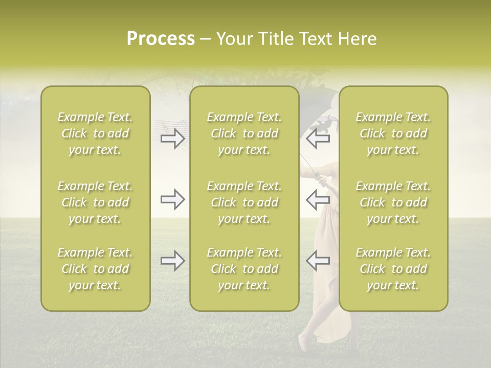 Cover Happy Woman PowerPoint Template