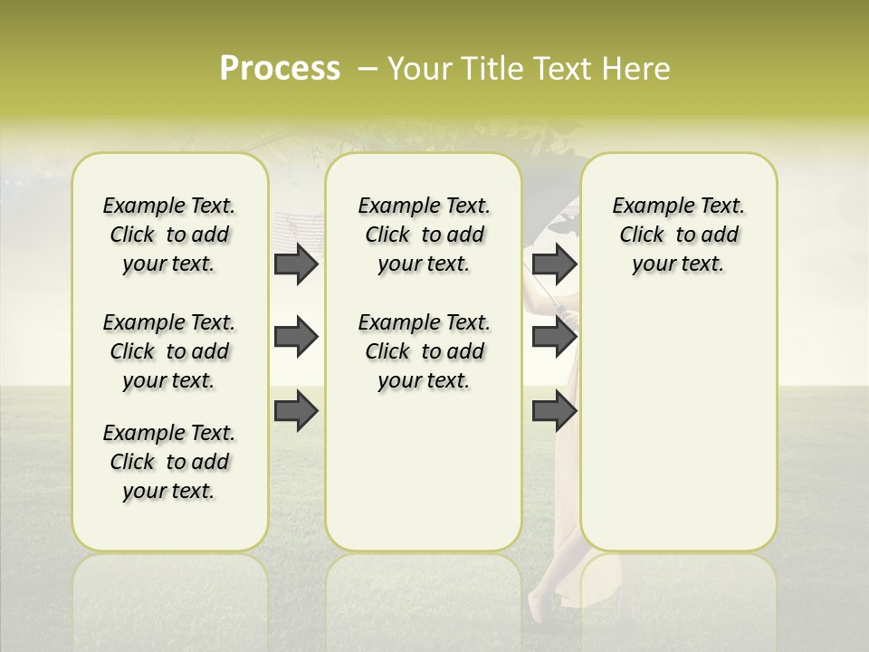 Cover Happy Woman PowerPoint Template
