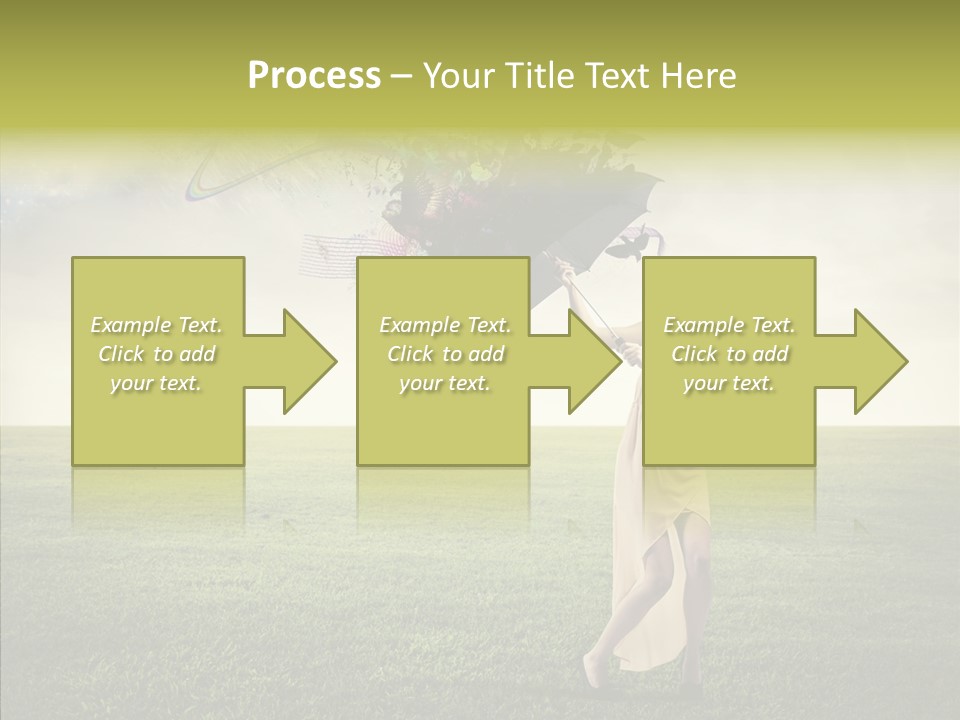 Cover Happy Woman PowerPoint Template