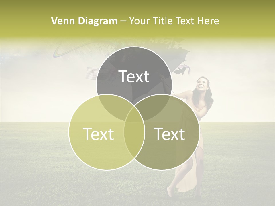 Cover Happy Woman PowerPoint Template