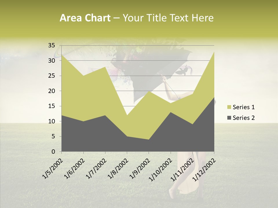 Cover Happy Woman PowerPoint Template