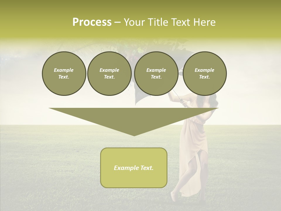 Cover Happy Woman PowerPoint Template