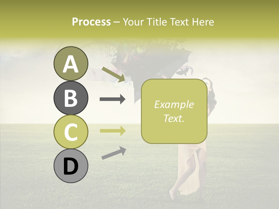 Cover Happy Woman PowerPoint Template